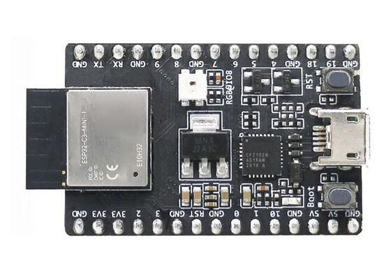ESP32-C3-DEVKITM-1-N4X एम्बेडेड सॉल्यूशंस ESP32-C3-MINI-1 या ESP32-C3-MINI-1U डेवलपमेंट बोर्ड