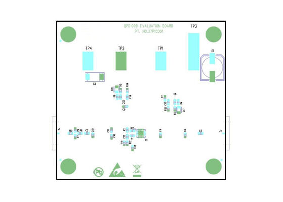 QPD1009EVB01 एम्बेडेड समाधान QPD1009 15W GaN RF ट्रांजिस्टर मूल्यांकन बोर्ड