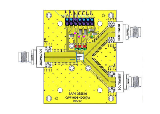 QPF4006EVB1 एम्बेडेड सॉल्यूशंस 37 GHz से 40.5 GHz GaN फ्रंट एंड मॉड्यूल मूल्यांकन बोर्ड