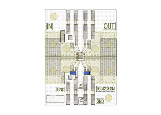 TGL4203-SMEVB एम्बेडेड सॉल्यूशंस डीसी - 30GHz वाइडबैंड एनालॉग एटेंन्यूएटर मूल्यांकन बोर्ड