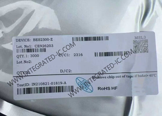 BES2300-Z BT 5.0 ऑडियो चिप 120dB SNR और एक्टिव नॉइज कैंसिलिंग ट्रू वायरलेस आईसी के साथ