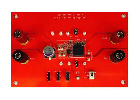 ISL85014EVAL1Z एम्बेडेड सॉल्यूशंस एवैल्यूएशन बोर्ड ISL85014 14A सिंक्रोनस बक रेगुलेटर के लिए