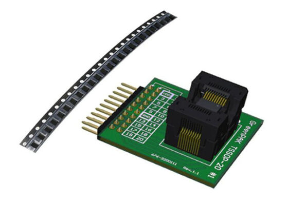 SLG46620G-SKT एम्बेडेड सॉल्यूशंस GreenPAK SLG46620 सोकेट एडाप्टर के साथ विकास किट