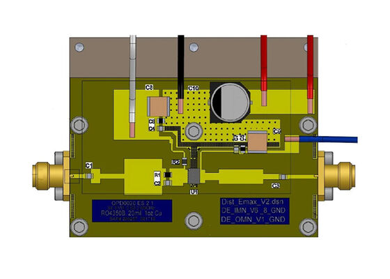 QPD0020EVB01 एम्बेडेड समाधान 35W 48V 6GHz GaN RF पावर ट्रांजिस्टर मूल्यांकन बोर्ड
