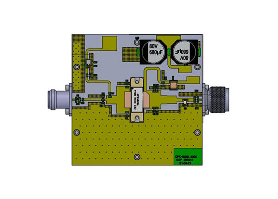 QPD1028LEVB6 एम्बेडेड सॉल्यूशंस 750W 65V GaN आरएफ इनपुट-मैच किए गए ट्रांजिस्टर मूल्यांकन बोर्ड