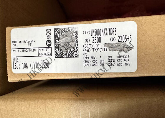 LM5001MAX एकीकृत सर्किट चिप 1A उच्च-वोल्टेज स्विच-मोड रेगुलेटर आईसी 50kHz से 1.5MHz स्विचिंग आवृत्ति के साथ