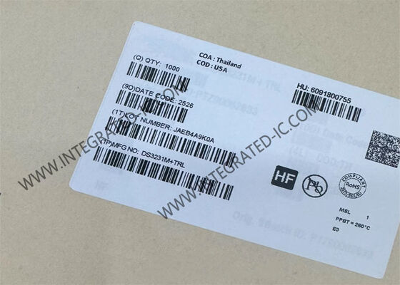 DS3231M कम लागत वाला अत्यंत सटीक I2C रियल टाइम क्लॉक इंटीग्रेटेड सर्किट चिप