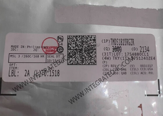 TMDS181IRGZR एकीकृत सर्किट चिप HDMI रीटाइमर, 6 Gbps डेटा दर और रीटाइमर मोड में 4k2k60p समर्थन के साथ