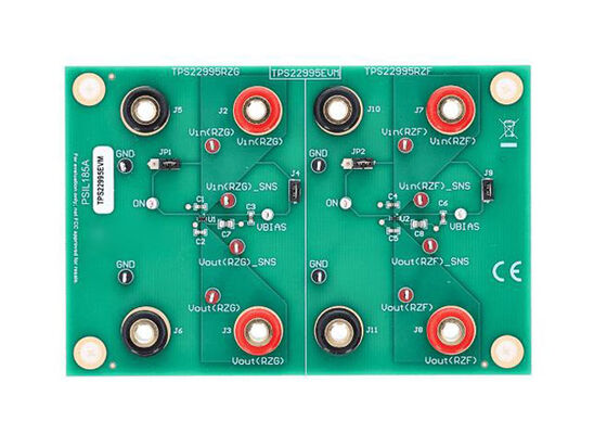 TPS22995EVM एम्बेडेड समाधान TPS22995 लोड स्विच मूल्यांकन मॉड्यूल