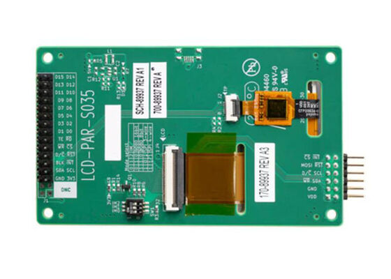 LCD-PAR-S035 एम्बेडेड समाधान 3.5” 480x320 IPS TFT LCD मॉड्यूल