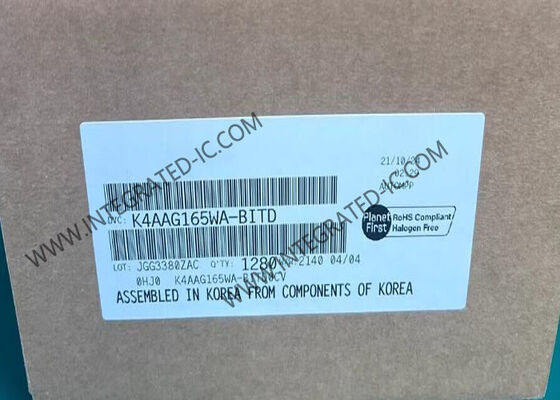 K4AAG165WA-BITD मेमोरी आईसी चिप DDR4 DRAM 16Gbit 2666Mbps डायनामिक रैंडम एक्सेस मेमोरी FBGA96
