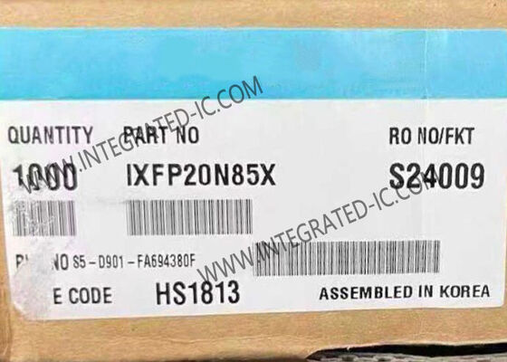 IXFP20N85X 20A निरंतर ड्रेन करंट और 540W पावर डिसिपेशन के साथ 850V X-Class HiPerFET™ N-चैनल पावर MOSFET ट्रांजिस्टर