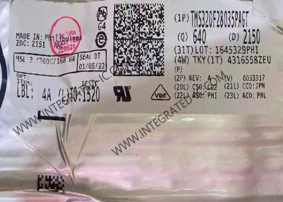 TMS320F28035PAGT माइक्रोकंट्रोलर MCU 32-बिट 60MHz C28x Piccolo 128 kB फ्लैश मेमोरी के साथ