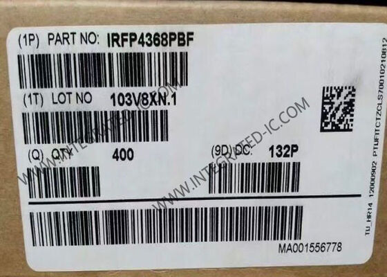 IRFP4368PBF पावर MOSFET 75V 195A 1.85 एमओएचएमएस एन-चैनल स्ट्रांगIRFET ट्रांजिस्टर TO-247 पैकेज में