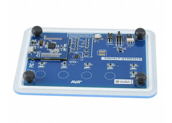 ATTINY817-QTMOISTD एम्बेडेड समाधान AVR ATtiny FuSa टच कैपेसिटिव सेंसर मूल्यांकन बोर्ड