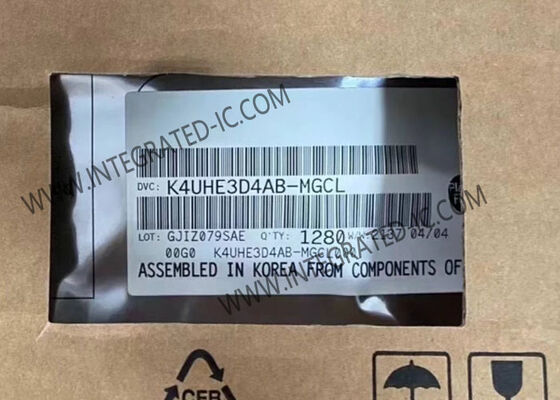 K4UHE3D4AB-MGCL मेमोरी आईसी चिप DDR मेमोरी चिप 2.5V से 9V BGA पैकेज में -40°C से 90°C ऑपरेटिंग रेंज के साथ