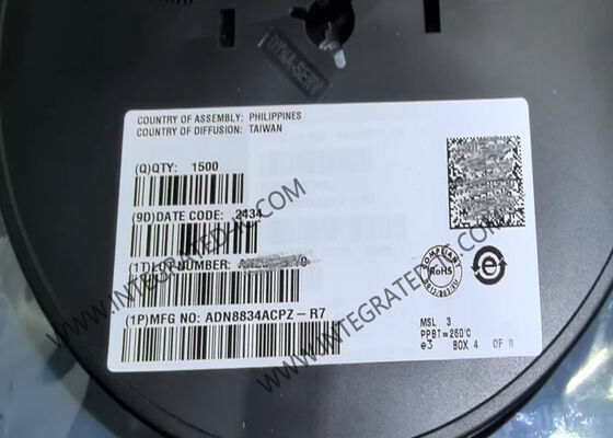 ADN8834ACPZ एकीकृत सर्किट चिप 1.5A सटीक तापमान नियंत्रण के लिए थर्मोइलेक्ट्रिक कूलर नियंत्रक