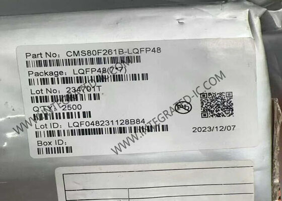 CMS80F261B-LQFP48 माइक्रो कंट्रोलर MCU 48MHz एन्हांस्ड फ्लैश 8Bit 1T 8051-माइक्रो कंट्रोलर LQFP-48 पैकेज और इंडस्ट्रियल तापमान रेंज के साथ