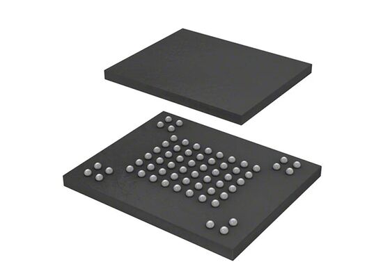 MT29F1G08ABAEAH4:E 1 Gbit समानांतर NAND फ्लैश मेमोरी IC चिप, VFBGA-63 पैकेज में एसिंक्रोनस I/O के साथ