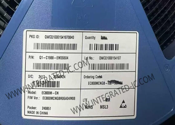 EC800MCNGB-I05-SGNSA वायरलेस संचार मॉड्यूल EC800M-CN LTE कैट 1 वायरलेस संचार मॉड्यूल जिसमें 10 Mbps डाउनलिंक है