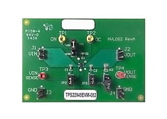 TPS22945EVM-082 एम्बेडेड समाधान मूल्यांकन मॉड्यूल TPS22945 लोड स्विच के लिए