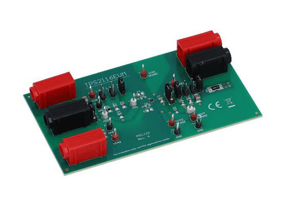 TPS2116EVM एम्बेडेड समाधान TPS2116 पावर मल्टीप्लेक्सर मूल्यांकन मॉड्यूल