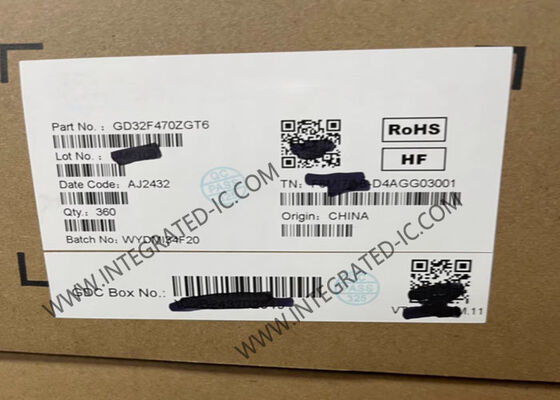 GD32F450ZGT6 माइक्रो कंट्रोलर MCU 32-बिट माइक्रो कंट्रोलर जिसमें 200MHz ARM Cortex-M4 कोर, 114 I/O और 256KB RAM है