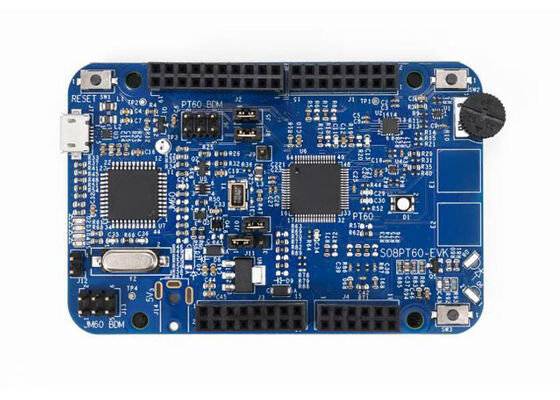 S08PT60-EVK एम्बेडेड सॉल्यूशंस S08PT60 8-बिट S08P MCU मूल्यांकन किट