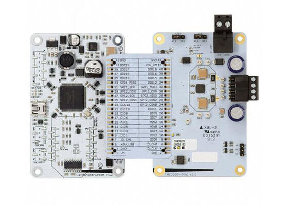 TMC2209-EVAL-KIT एम्बेडेड सॉल्यूशंस मूल्यांकन बोर्ड TMC2209 दो-चरण द्विध्रुवीय स्टेपर मोटर्स के लिए