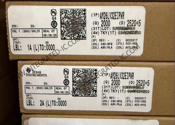 AM26LV32EIPWR एकीकृत सर्किट चिप 35mV हाइस्टेरिसिस हाई स्पीड 32 मेगाहर्ट्ज अंतर लाइन रिसीवर 3.3V बिजली की आपूर्ति के साथ