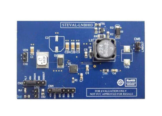 STEVAL-LNBH03 एम्बेडेड सॉल्यूशंस पावर सप्लाई मूल्यांकन बोर्ड के लिए LNBH25S DC-DC कन्वर्टर