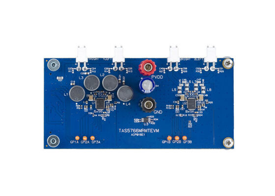 TAS5766MRMTEVM एम्बेडेड सॉल्यूशंस TAS5766M 2-चैनल क्लास डी ऑडियो एम्पलीफायर मूल्यांकन बोर्ड