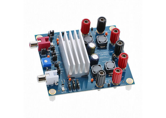 TPA3156D2EVM एम्बेडेड सॉल्यूशंस 70W 4.5V से 26V क्लास डी ऑडियो एम्पलीफायर मूल्यांकन बोर्ड