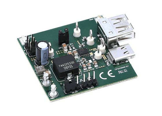 TPS25868Q1EVM-162 एम्बेडेड सॉल्यूशंस TPS25868-Q1 यूएसबी टाइप-सी + टाइप-ए चार्जिंग पोर्ट कंट्रोलर मूल्यांकन मॉड्यूल