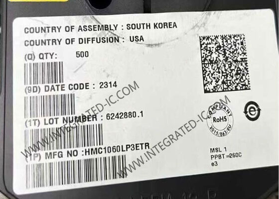 एचएमसी1060एलपी3ईटीआर एकीकृत सर्किट चिप क्वाड कम शोर उच्च पीएसआरआर रैखिक वोल्टेज नियामक 500 एमए आउटपुट वर्तमान के साथ