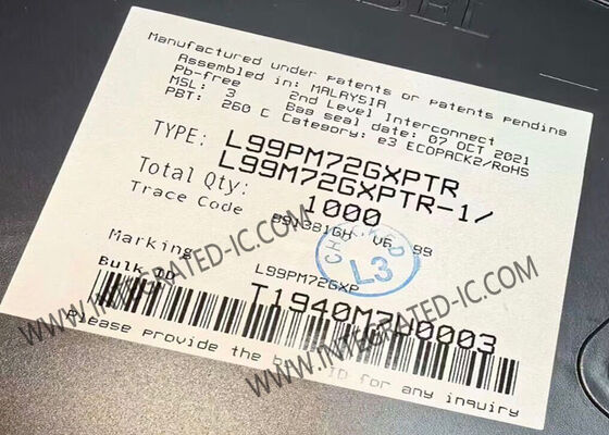 L99PM72GXPTR ऑटोमोटिव ग्रेड पावर मैनेजमेंट आईसी PowerSSO-36 पैकेज में 6V ~ 18V आपूर्ति वोल्टेज के साथ