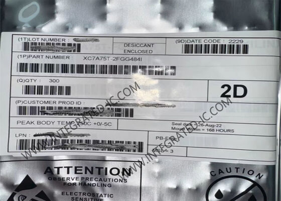 215K लॉजिक सेल, 13 Mb ब्लॉक रैम, और 1.2V–3.3V I/O वोल्टेज के साथ XC7A75T-2FGG484I FPGA