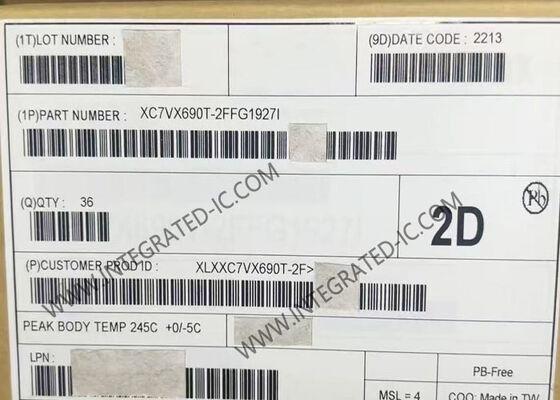 XC7VX690T-2FFG1927I Virtex-7 FPGA 640MHz फील्ड प्रोग्राम करने योग्य गेट सरणी FCBGA-1927