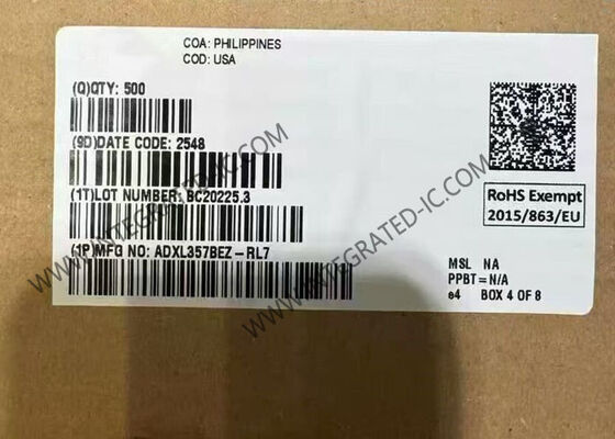 ADXL357BEZ कम शक्ति 3-अक्ष MEMS त्वरक सेंसर आईसी 14-CLCC पैकेज में