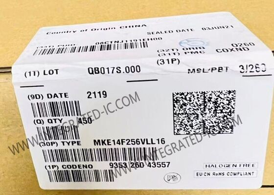 MKE14F256VLL16 Microcontroller MCU Kinetis 168MHz Arm Cortex-M4 Microcontrollers With CAN