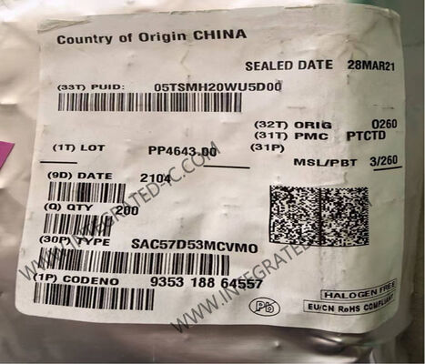 SAC57D53MCVMO माइक्रोकंट्रोलर MCU 1.2V से 1.32V 32-बिट त्रि-कोर ARM माइक्रोकंट्रोलर