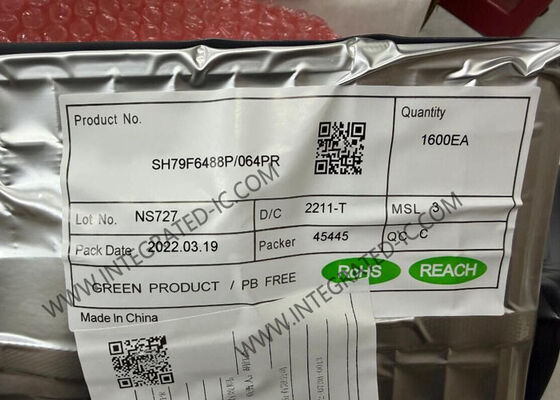 SH79F6488P/064PR माइक्रोकंट्रोलर एमसीयू एन्हांस्ड 8051 माइक्रोकंट्रोलर LQFP-64 8-बिट एमसीयू