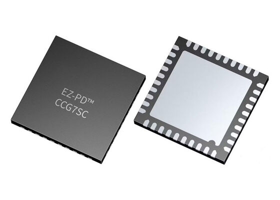 CYPD7171-40LQXQ इंटीग्रेटेड सर्किट चिप EZ-PD™ CCG7SC सिंगल-पोर्ट USB-C पावर डिलीवरी कंट्रोलर VQFN-40