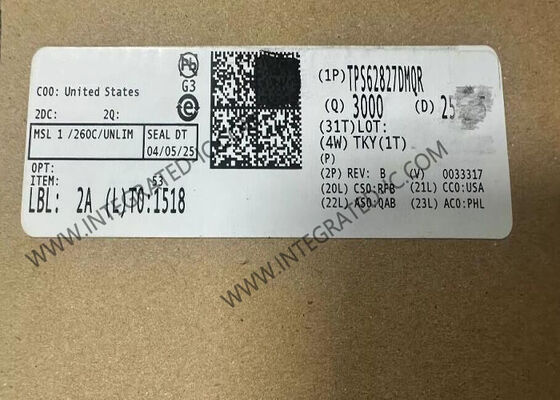 TPS62827DMQR इंटीग्रेटेड सर्किट चिप 4A सिंक्रोनस स्टेप-डाउन कन्वर्टर 2.2MHz स्विचिंग फ्रीक्वेंसी और 4μA शांत करंट के साथ