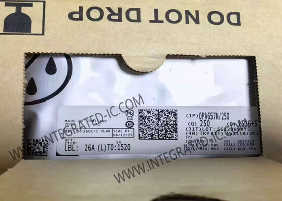 OPA657N/250 1.6GHz कम शोर FET-इनपुट ऑपरेशनल एम्पलीफायर 700V/μs स्लीव दर के साथ