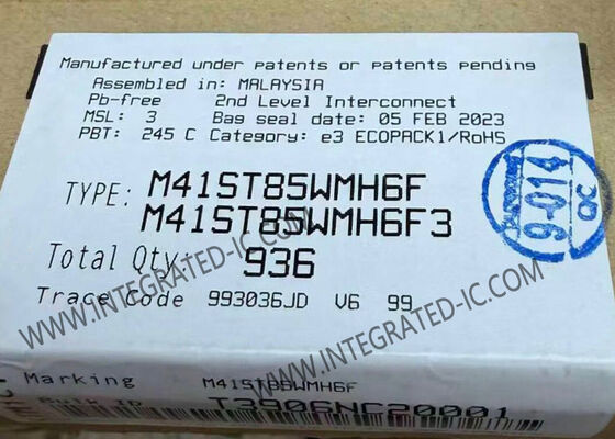 M41ST85WMH6F 44B NVRAM और 400 kHz I2C इंटरफेस के साथ एकीकृत सर्किट चिप SOIC-8 पैकेज में वास्तविक समय घड़ी