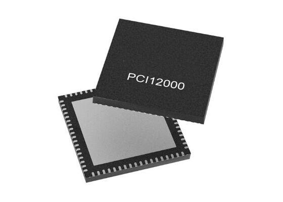 PCI12000CT-I/ZUX ईथरनेट IC सिंगल-चिप 3-पोर्ट PCIe स्विच VQFN-72 ईथरनेट ब्रिज