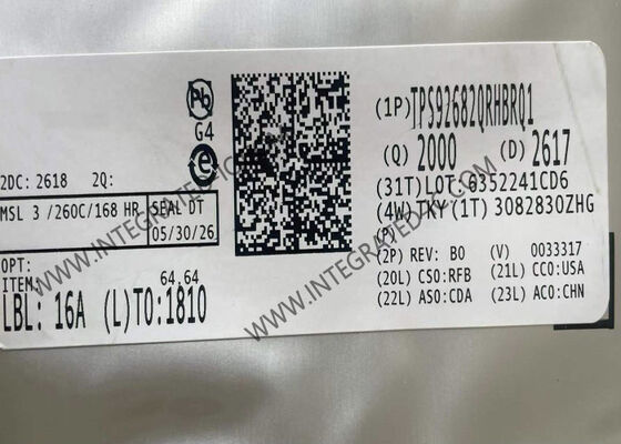 एकीकृत सर्किट चिप TPS92682QRHBRQ1 डुअल चैनल 65V 5A एलईडी ड्राइवर आईसी
