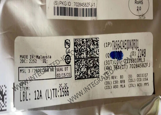 TAS6424EQDKQRQ1 75W 2MHz क्वाड-चैनल ऑटोमोटिव क्लास-डी ऑडियो एम्पलीफायर आईसी चिप