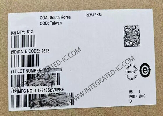 LT8648SEV 42V सिंक्रोनस स्टेप डाउन साइलेंट स्विचर इंटीग्रेटेड सर्किट चिप